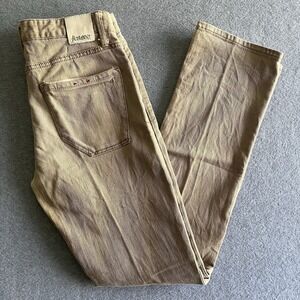 Altamont Apparel Jeans Mens 30x32 Straight Beige Beasley FairFax Skater Denim